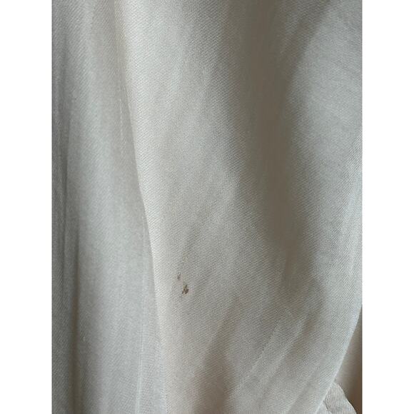 Banana Republic Cream Surplice V-Neck Blouse Long Sleeve Party Going Out XS - Picture 5 of 9